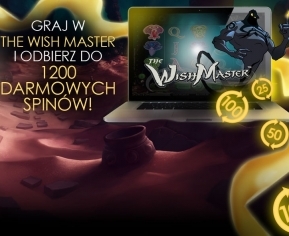 400 free spinów na The Wish Master w CasinoEuro