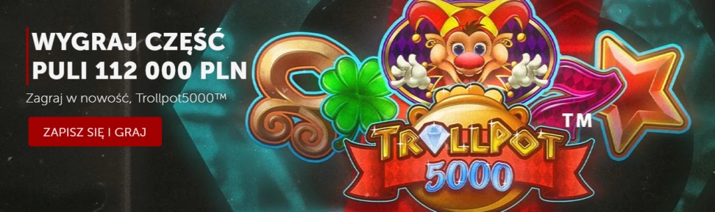 Loteria na slocie TrollPot5000 to pula 112 000 PLN